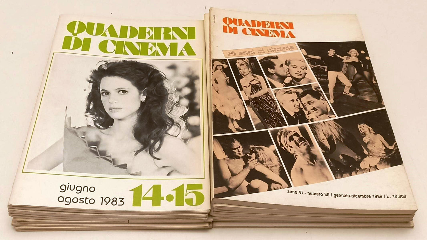 LW- LOTTO QUADERNI DI CINEMA 1/56 (-37,38,39,40) - 1981/1997 - YFS242