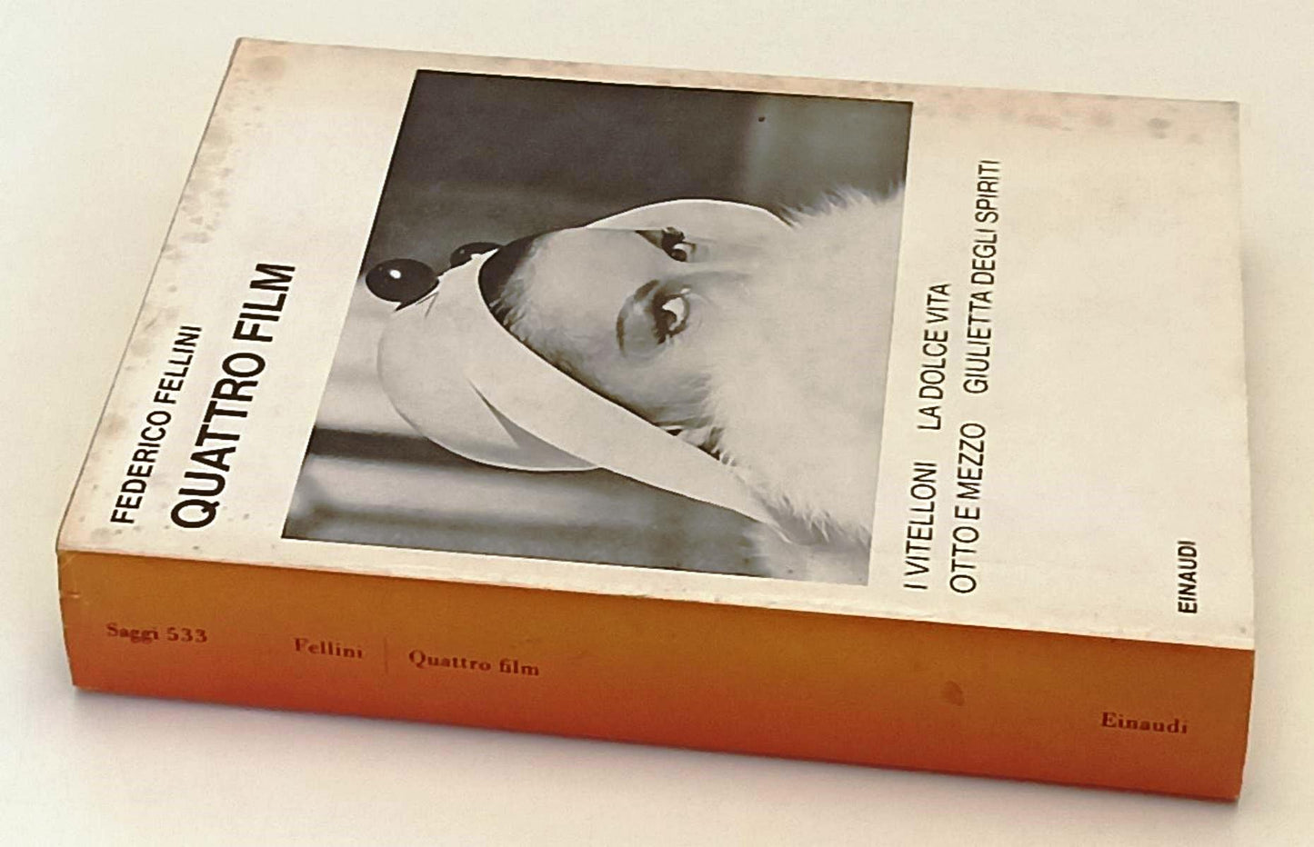 LW- QUATTRO FILM - FEDERICO FELLINI - EINAUDI - SAGGI - 1a ED. - 1974- BS- XFS