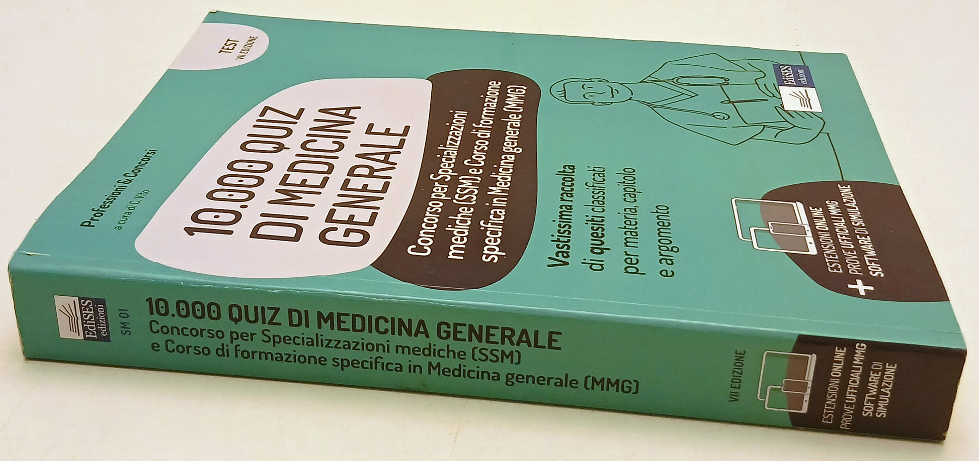 10.000 Quiz di medicina generale SSM MMG - EdiSES Professioni Concorsi - YFS882