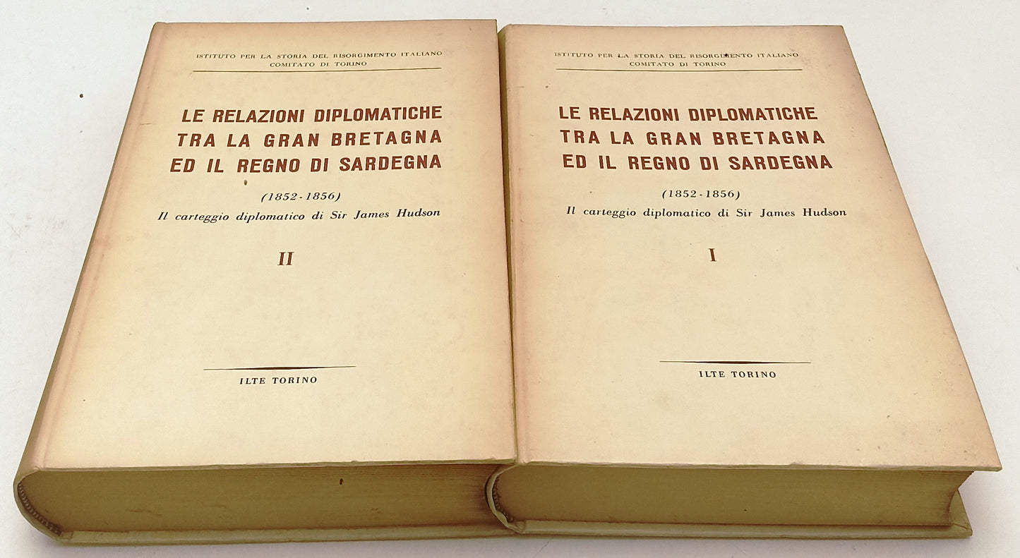 LS- RELAZIONI DIPLOMATICHE GRAN BRATAGNA REGNO DI SARDEGNA- JAMES HUDSON- YFS865