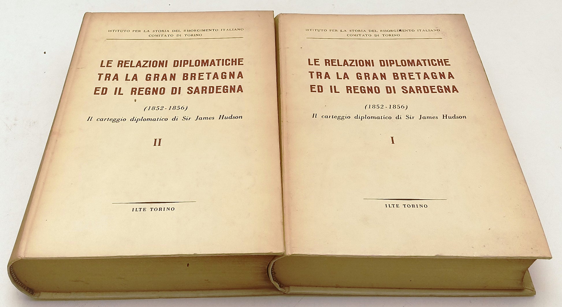 LS- RELAZIONI DIPLOMATICHE GRAN BRATAGNA REGNO DI SARDEGNA- JAMES HUDSON- YFS865