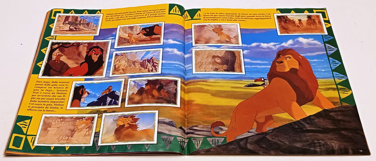 Album Figurine Il Re Leone Walt Desny Completo - Panini 1994 - LBM30