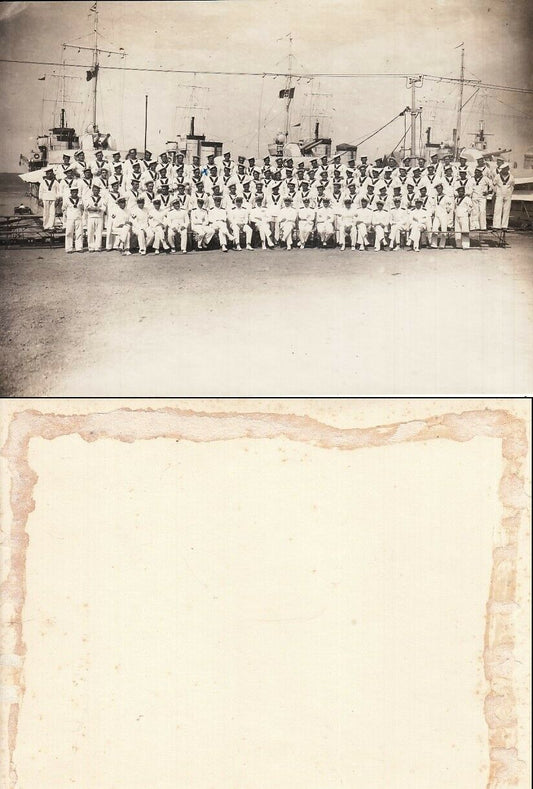 CC- FOTO ORIGINALE EQUIPAGGIO CACCIATORPEDINIERI ITALIANI WW2 - XFS65 RFX77