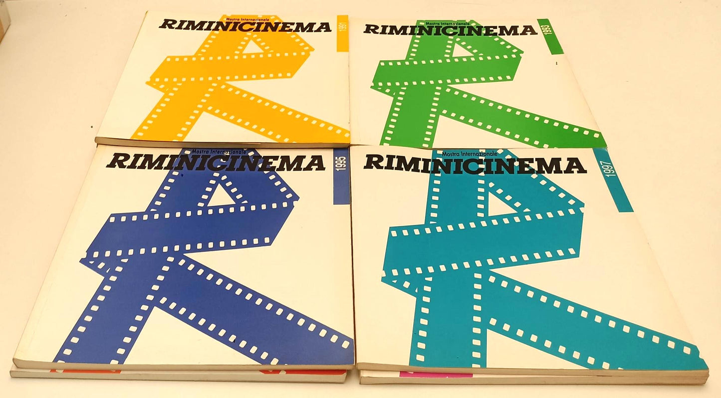 LW- LOTTO MOSTRA INTERNAZIONALE RIMINICINEMA 9 CATALOGHI 1988/1997 - B - YFS706