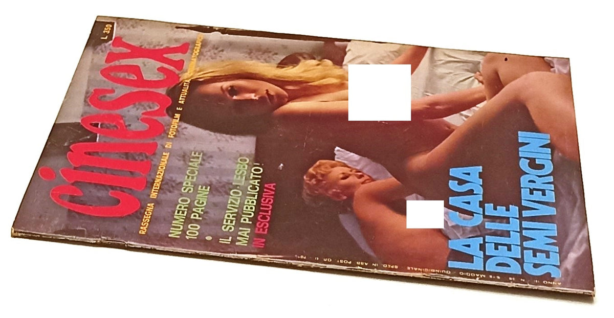LX- RIVISTA CINESEX ANNO III N.38 1971 LA CASA DELLE SEMI VERGINI - RVSa468