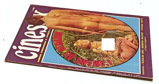 LX- RIVISTA CINESEX ANNO III N.43 1971 L'AMANTE DEL DEMONIO BOUCHET - RVSa478