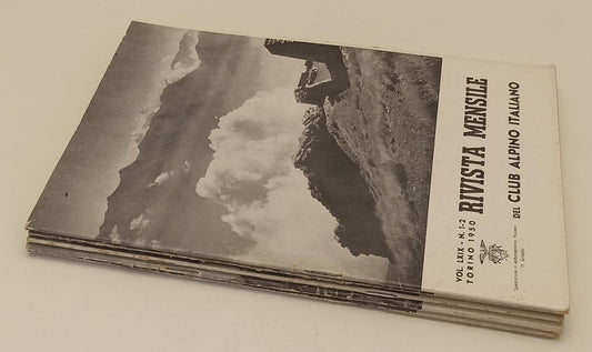 LR- RIVISTA MENSILE CLUB ALPINO ITALIANO LXIX 1/12 COMPLETA ----- 1950-- XFS132