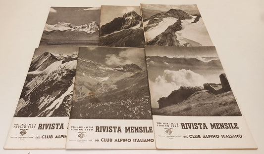 LR- RIVISTA MENSILE CLUB ALPINO ITALIANO LXIX 1/12 COMPLETA ----- 1950-- XFS132