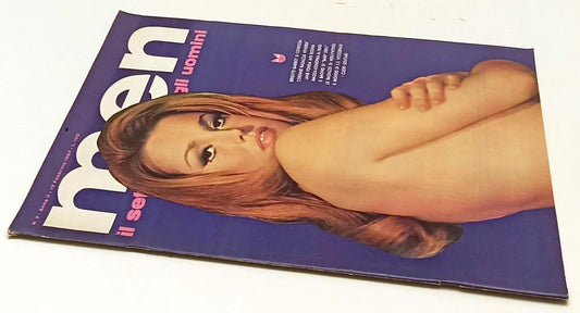 LX- RIVISTA MEN ANNO II N.7 IL SETTIMANALE DEGLI UOMINI CON POSTER 1967- RVSa393