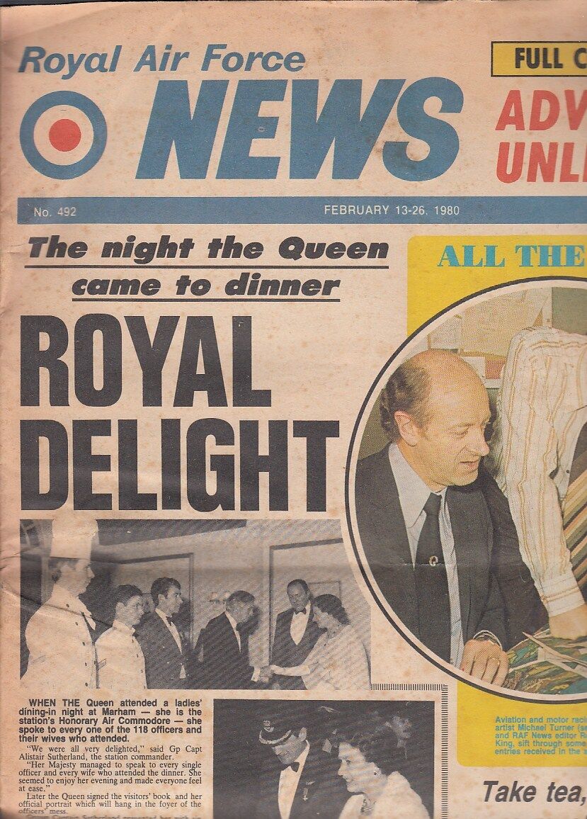 LR- RIVISTA MAGAZINE ROYAL AIR FORCE NEWS CIRCA 27 NUMERI --- 1979 - S - ZDS285