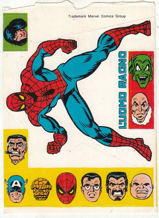 CV- ADESIVO L'UOMO RAGNO allegato al N.212 - CORNO - RVSz100