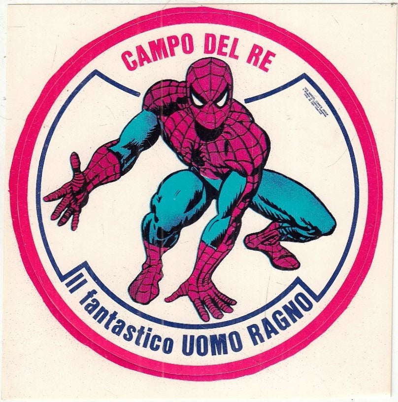 CV- ADESIVO IL FANTASTICO UOMO RAGNO - CAMPO DEL RE - RVSz104
