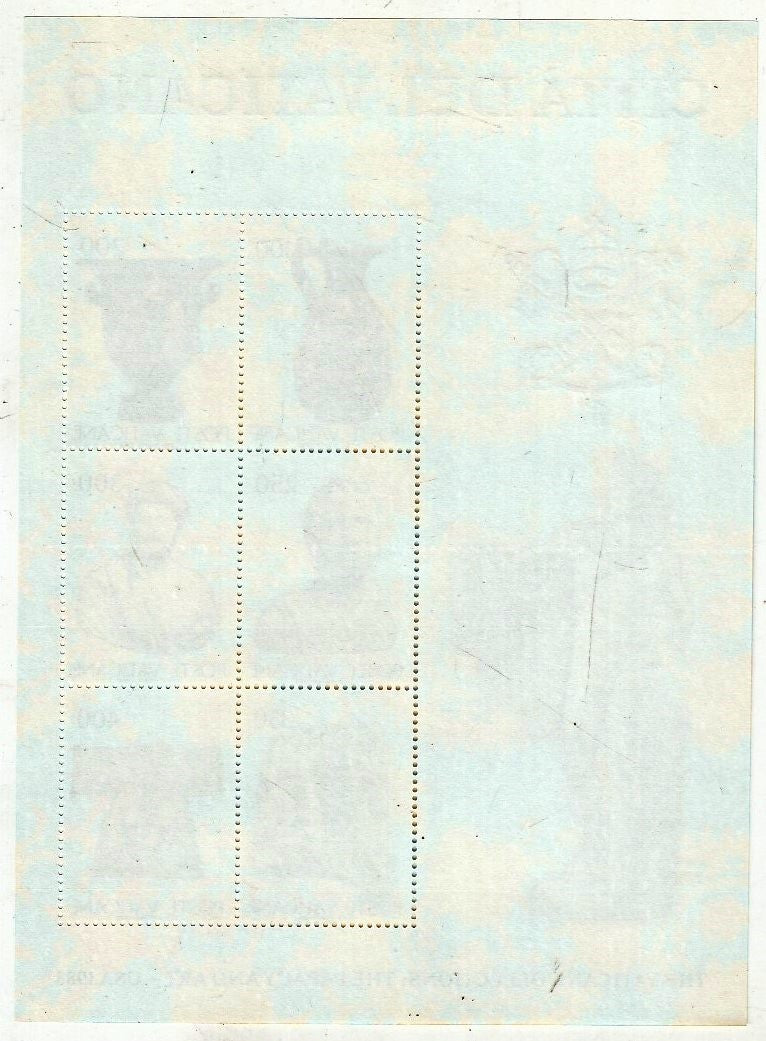 CV- 3 FOGLIETTI FRANCOBOLLI THE PAPACY AND ART - CITTA' DEL VATICANO - RVSz10