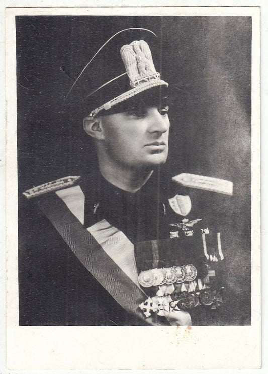CV- FOTOGRAFIA - MILITARE FASCITA DECORATO AQUILA ROMANA - RVSz18