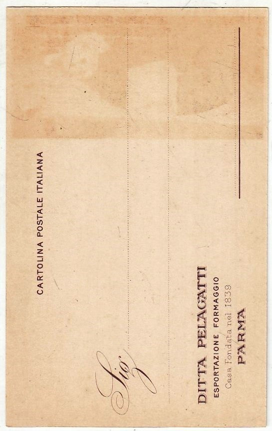 CV- CARTOLINA POSTALE - FORMAGGIO PARMIGIANO REGGIANO PELAGATTI PARMA - RVSz24