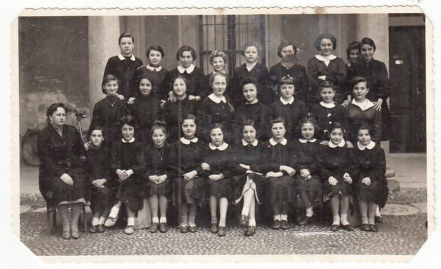 CV- FOTOGRAFIA - FOTO DI CLASSE FEMMINILE PRIMI DEL 1900 - RVSz37