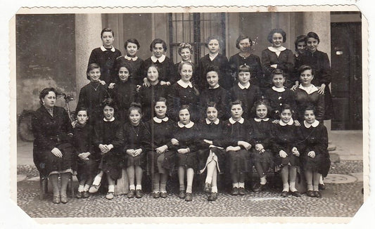 CV- FOTOGRAFIA - FOTO DI CLASSE FEMMINILE PRIMI DEL 1900 - RVSz37