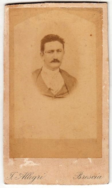 CV- FOTOGRAFIA - FOTO D'EPOCA STUDIO FOTOGRAFICO ALLEGRI BRESCIA - RVSz42
