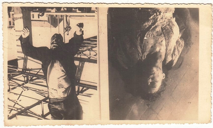 CV- FOTOGRAFIA - FOTO D'EPOCA - FUCILAZIONE MUSSOLINI PETACCI - RVSz53