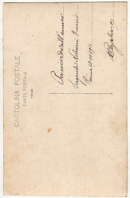 CV- FOTOGRAFIA - FOTO D'EPOCA - UFFICIALE IN DIVISA IN POSA WWI- RVSz63