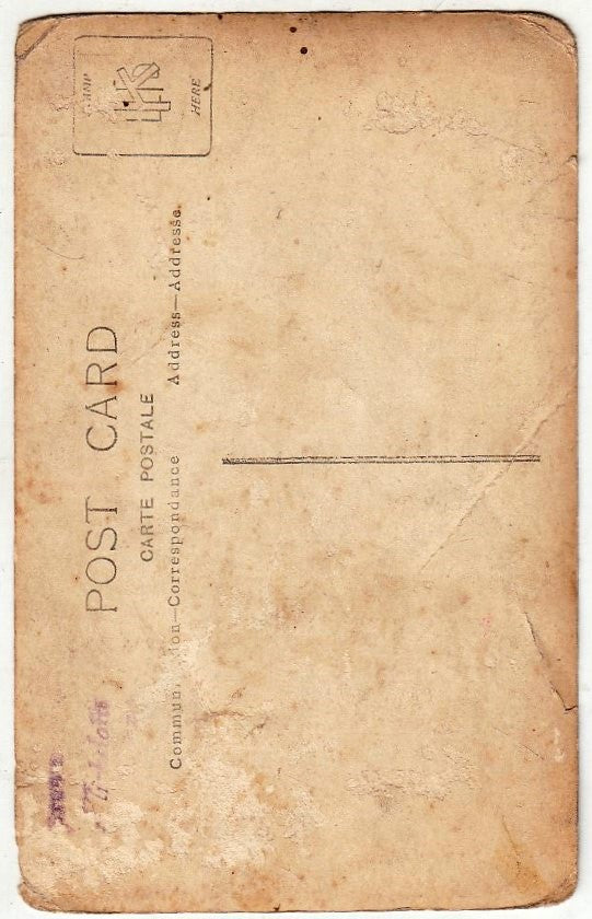 CV- CARTOLINA POSTALE - FOTO EPOCA- SOGGETTO MASCHILE MILITARE POSA WWI- RVSz71