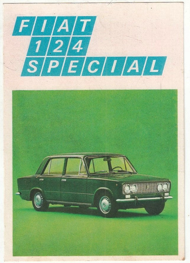 CV- CARTOLINA PUBBLICITARIA - FIAT 124 SPECIAL - RVSz79