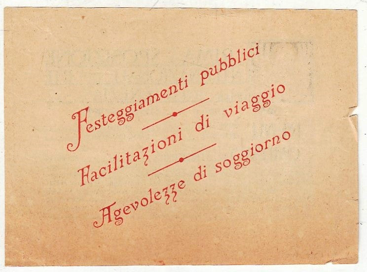 CV- PUBBLICITA' PRIMA ESPOSIZIONE INTERNAZIONALE D'ARTE VENEZIA 1895 - RVSz86