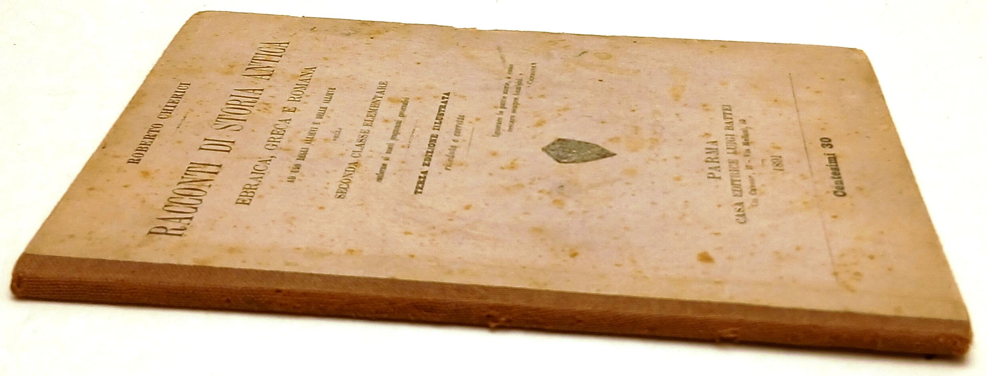 Racconti storia antica ebraica greca romana- Chierici- Battei Parma- 1891-ZFS114