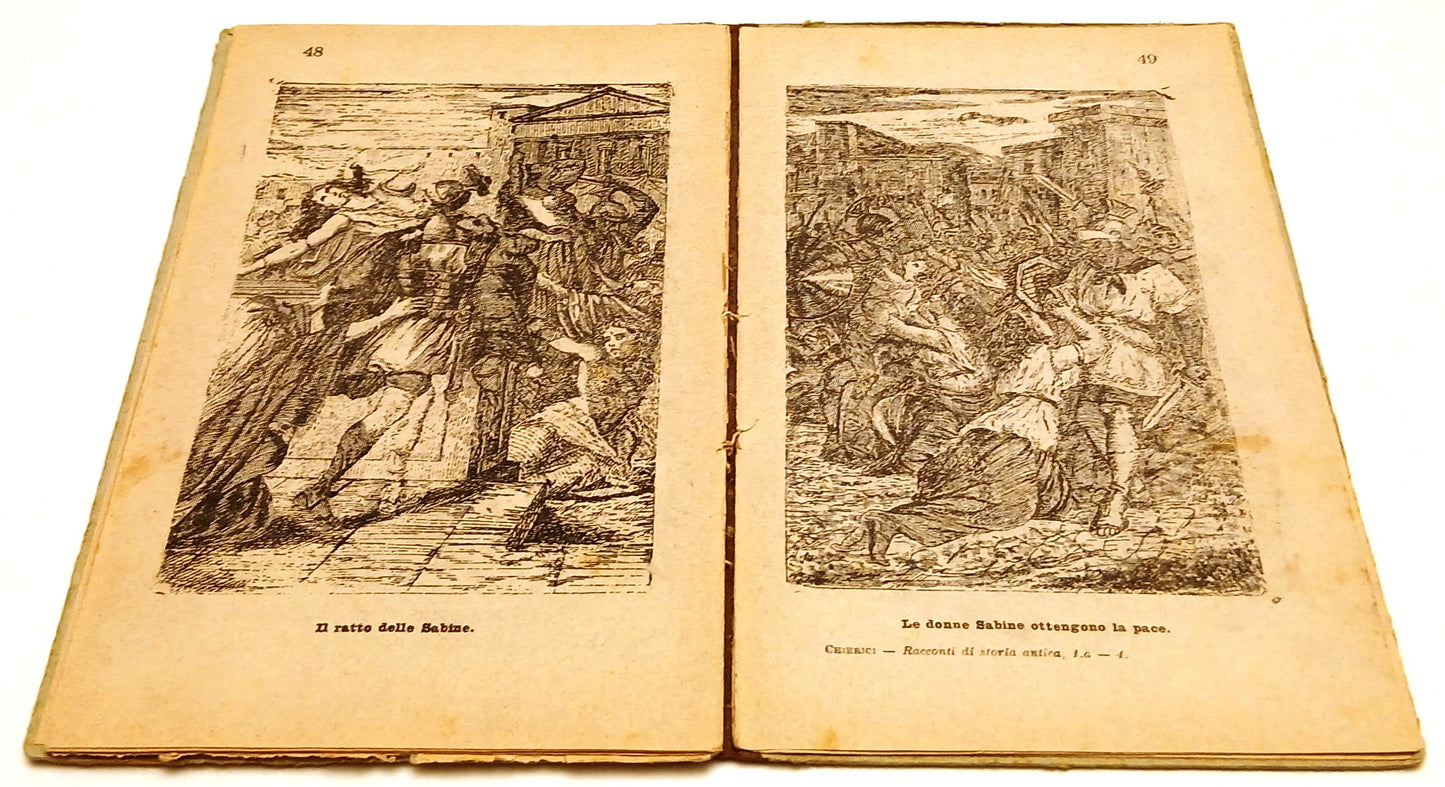 Racconti storia antica ebraica greca romana- Chierici- Battei Parma- 1890-ZFS109