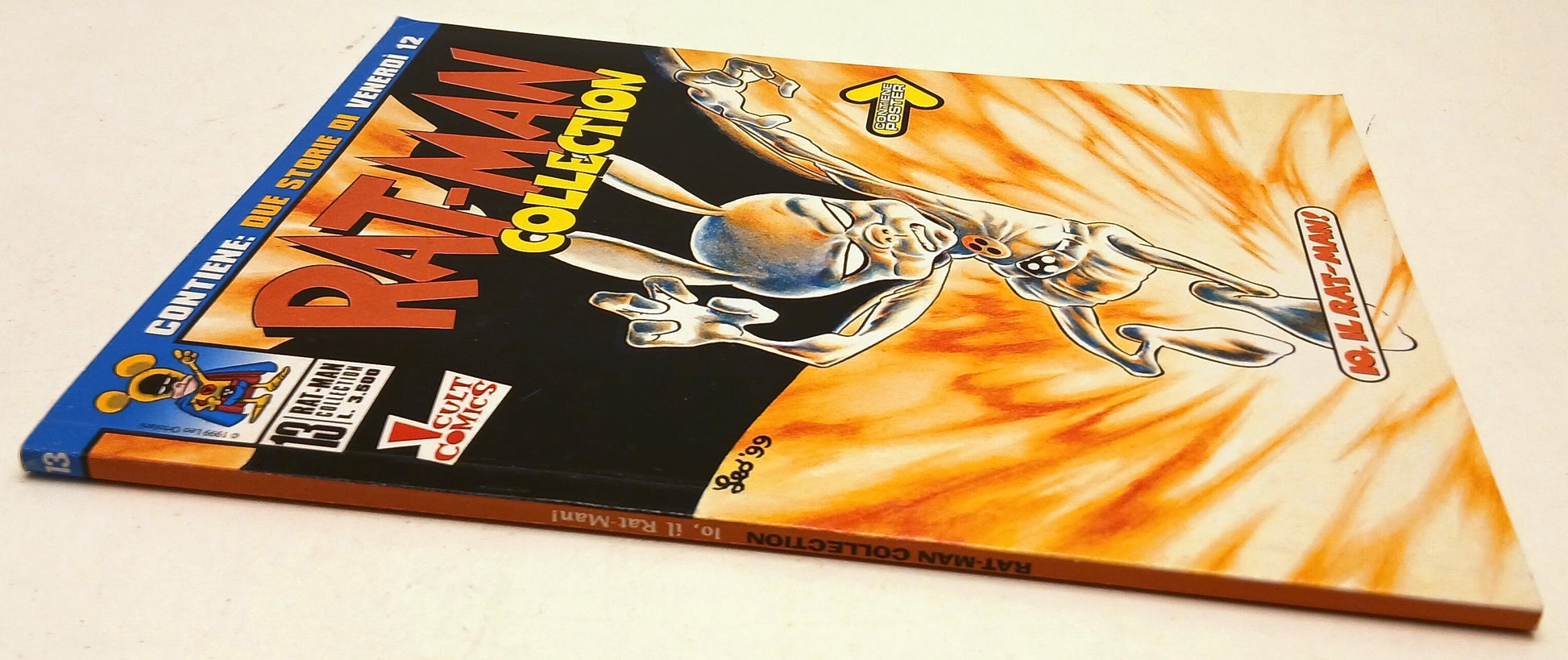 Rat-man collection n.13 orginale 1a edizione con poster - Ortolani - Panini- N25