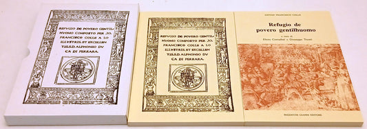 Refugio de povero gentilhuomo 2 volumi- Giovan Francesco Colle- Bizzocchi-YFS100