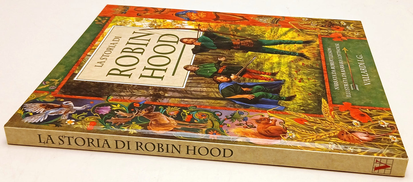 La storia di Robin Hood - Robert Leeson - Vallardi - 1a ed. - illustrata- YFS222