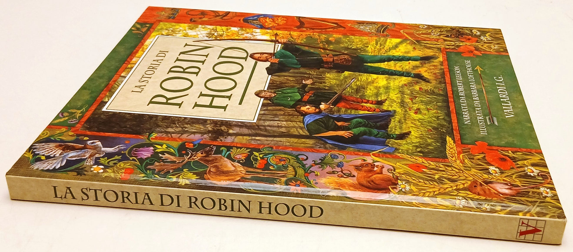 La storia di Robin Hood - Robert Leeson - Vallardi - 1a ed. - illustrata- YFS222