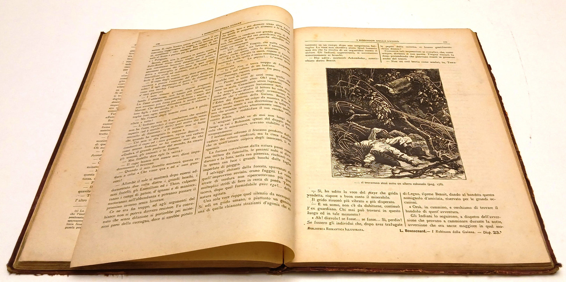 I Robinson della Guiana- Luigi Boussenard- Sonzogno Biblioteca romantica- XFS213
