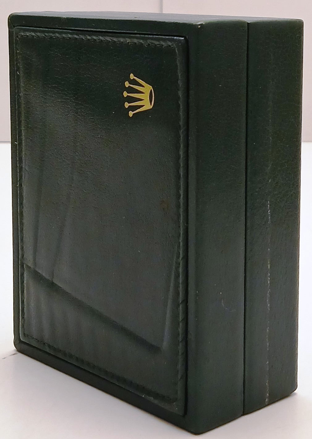 CV- Scatola vuota originale per orologio ROLEX legno e pelle- 12,7x10x5 - ZFS200