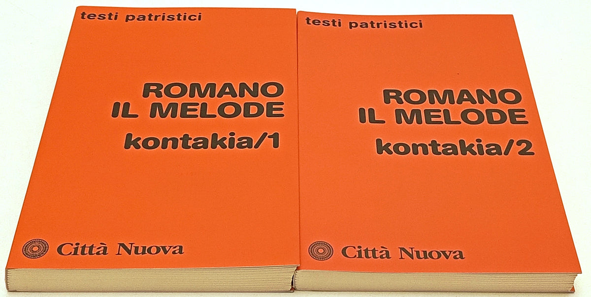 Kontakia 2 volumi - Romano il Melode- Citta' Nuova Testi Patristici- 1a - ZFS306