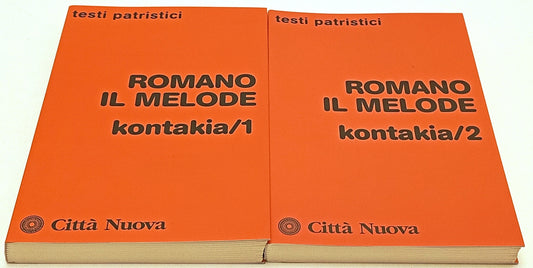 Kontakia 2 volumi - Romano il Melode- Citta' Nuova Testi Patristici- 1a - ZFS306