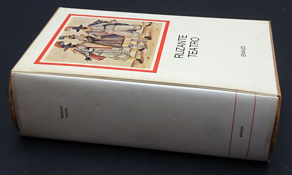 Teatro- Ruzante- Einaudi I Millenni- 1a ed. dic-1967- cofanetto- XFS