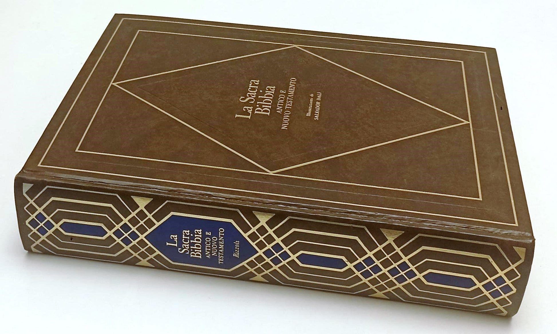LD- LA SACRA BIBBIA ANTICO NUOVO TESTAMENTO- SALVADOR DALI'- RIZZOLI-1973-YFS698