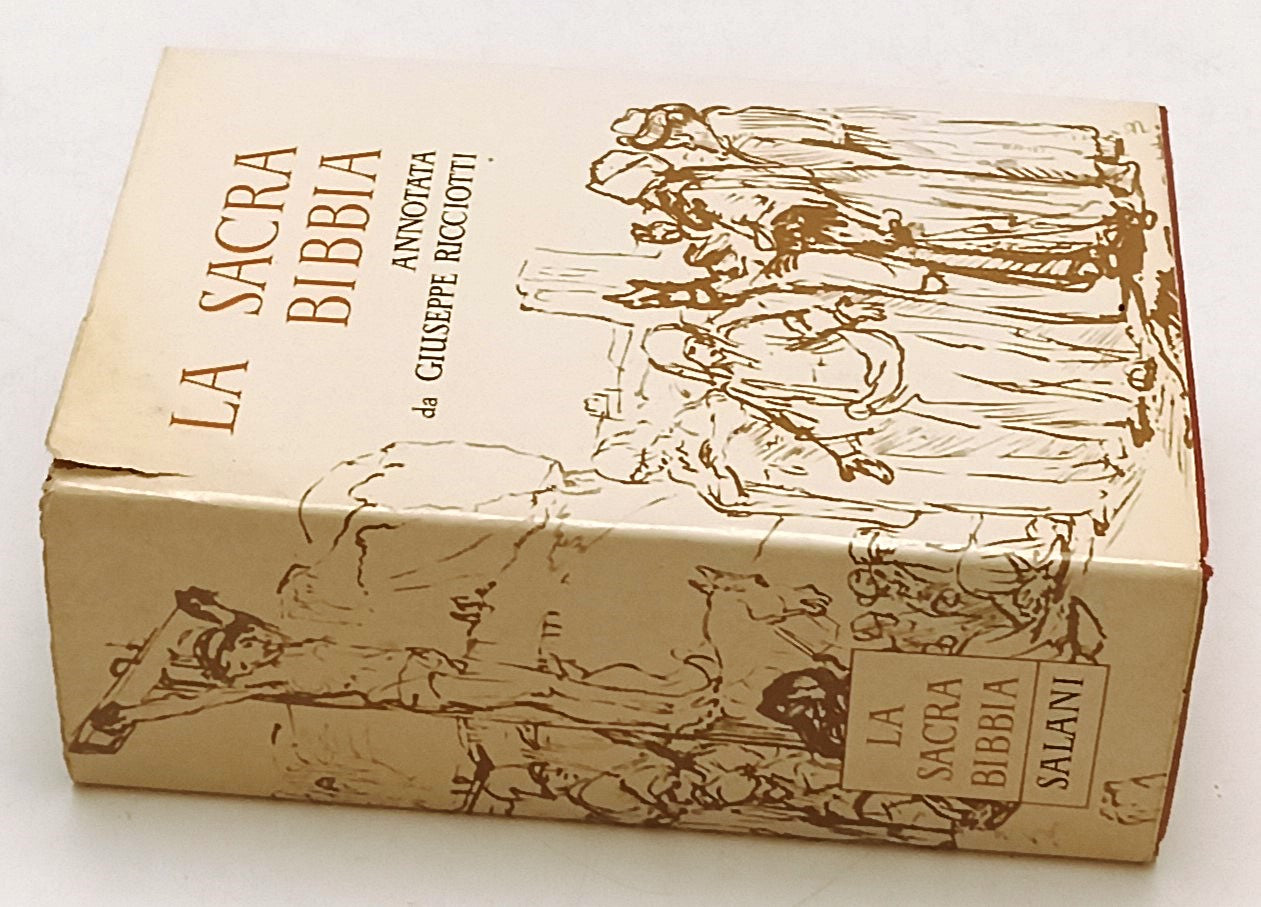 LD- LA SACRA BIBBIA - GIUSEPPE RICCIOTTI - SALANI--- 1958- CS- XFS158