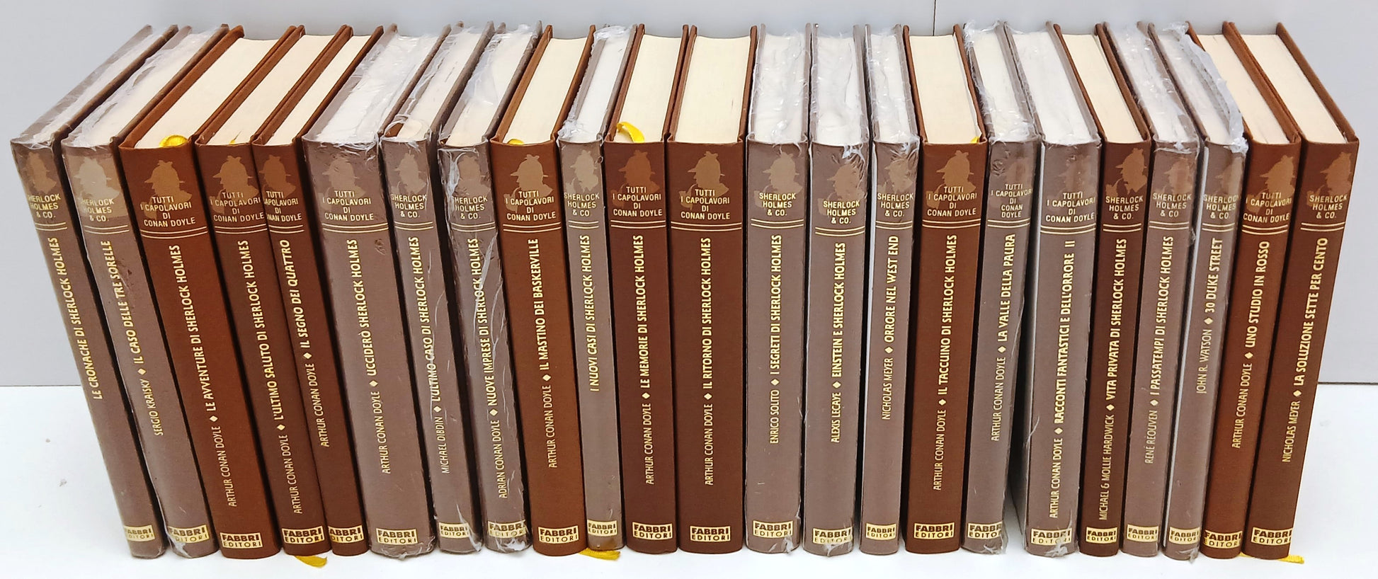 LG- TUTTI I CAPOLAVORI DI CONAN DOYLE SHERLOCK HOLMES 35 VOLUMI - FABBRI- BLCP86