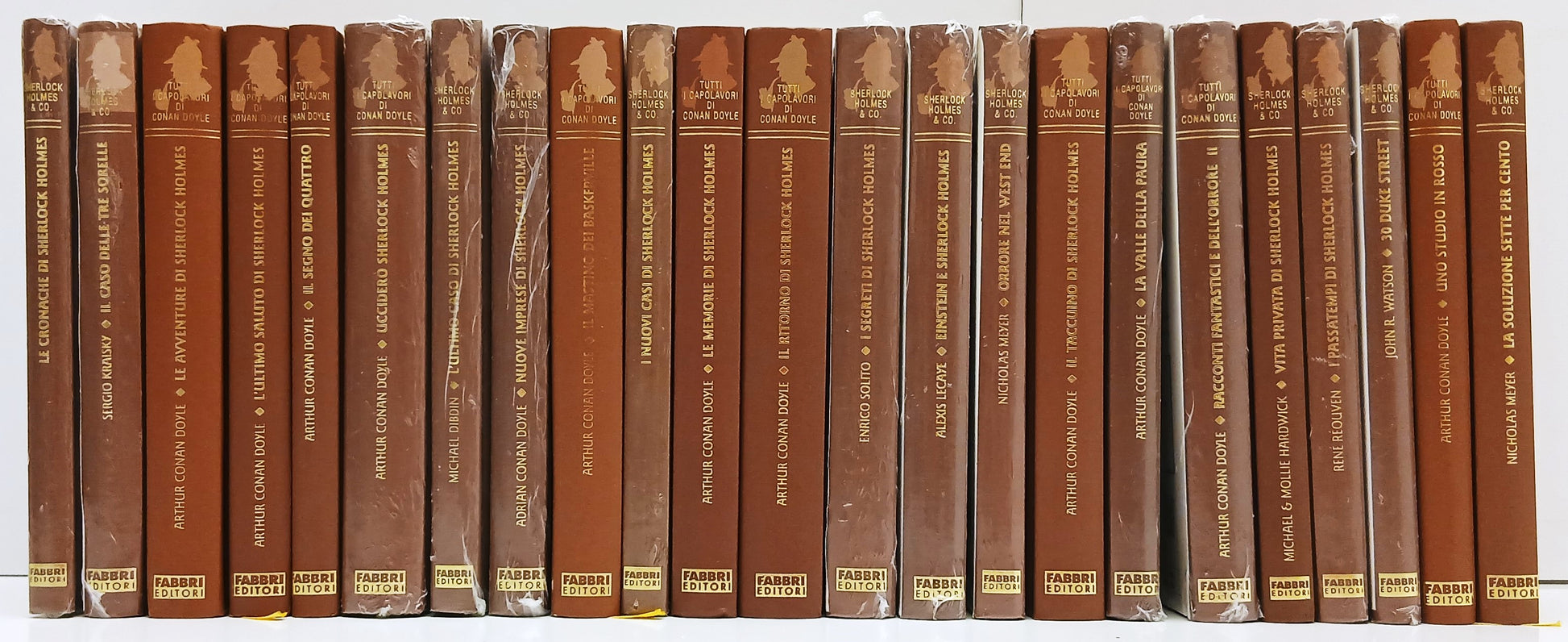 LG- TUTTI I CAPOLAVORI DI CONAN DOYLE SHERLOCK HOLMES 35 VOLUMI - FABBRI- BLCP86