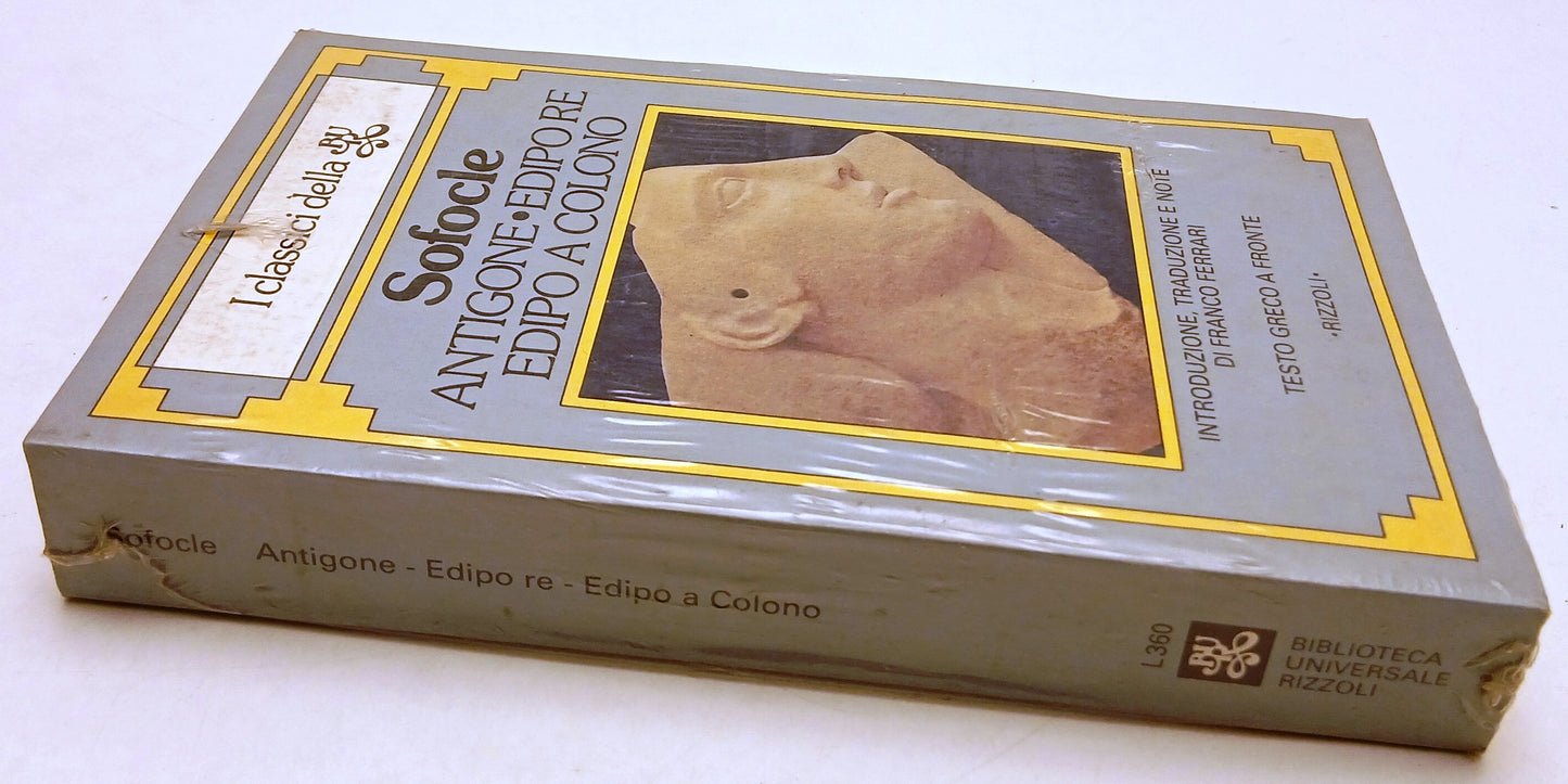 LN- ANTIGONE EDIPO RE EDIPO A COLONO - SOFOCLE - RIZZOLI- CLASSICI BUR--- B- XFS