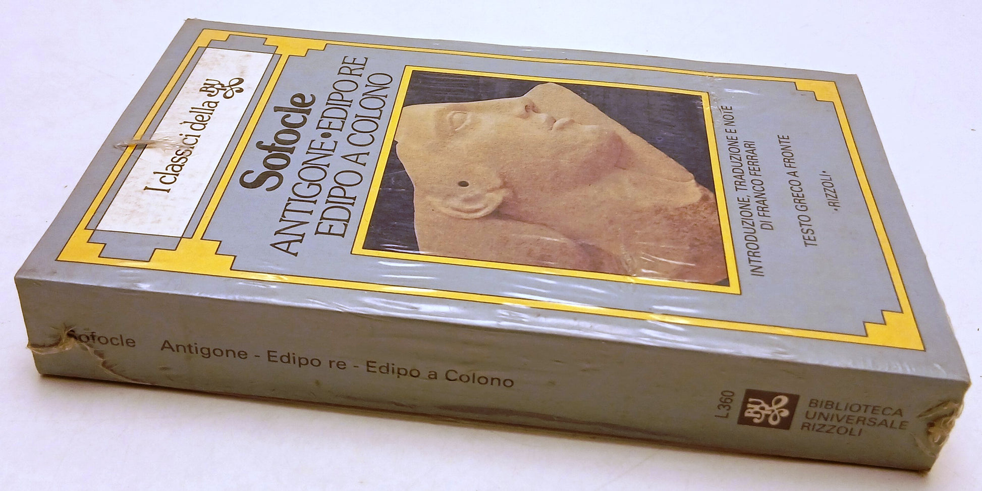 LN- ANTIGONE EDIPO RE EDIPO A COLONO - SOFOCLE - RIZZOLI- CLASSICI BUR--- B- XFS