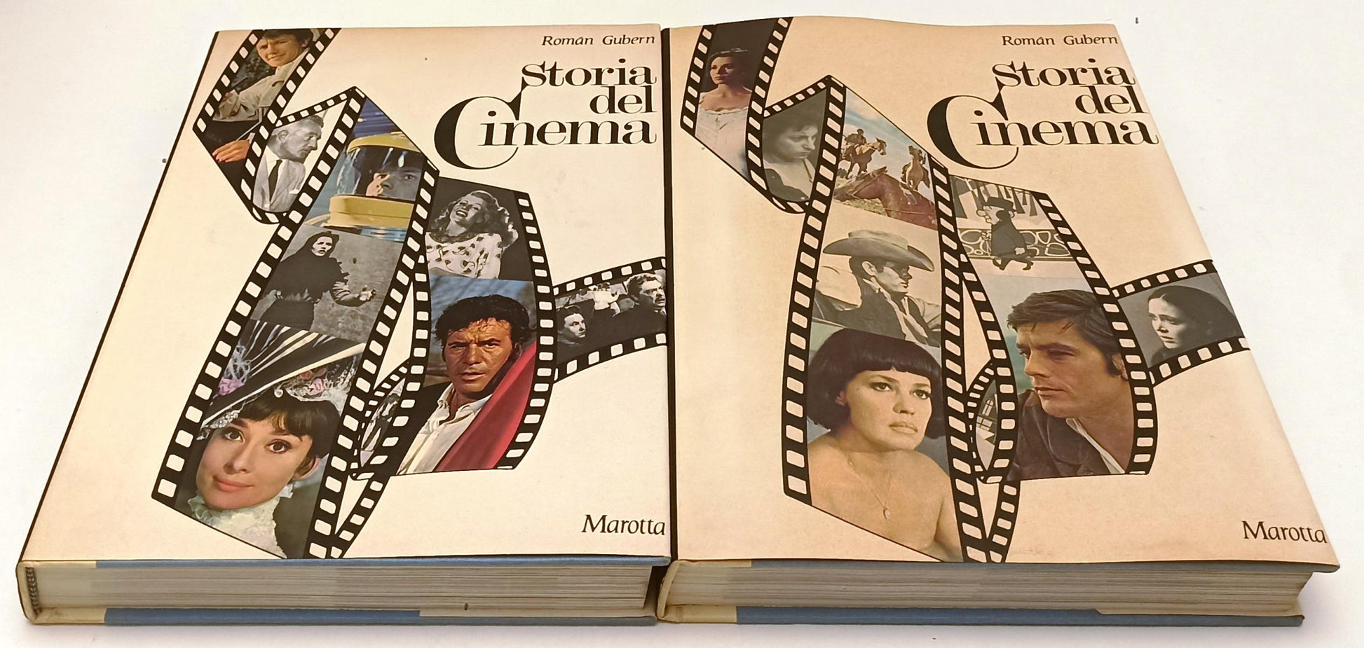 LW- STORIA DEL CINEMA 2 VOLUMI - ROMAN GUBERN - MAROTTA --- 1972 - CS- YFS907