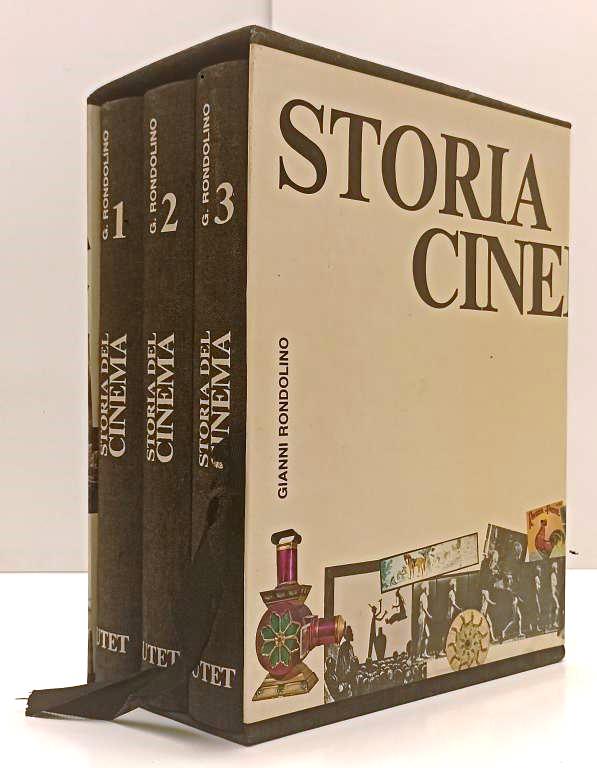 LW- STORIA DEL CINEMA COFANETTO 3 VOLUMI - RONDOLINO - UTET --- 1977 - C - XFS