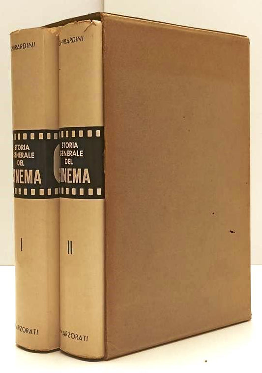 LW- STORIA GENERALE DEL CINEMA 2 VOLUMI- GHIRARDINI- MARZORATI- 1959- CS- YFS689