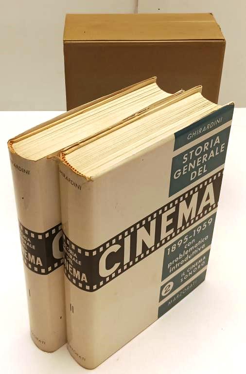 LW- STORIA GENERALE DEL CINEMA 2 VOLUMI- GHIRARDINI- MARZORATI- 1959- CS- YFS689