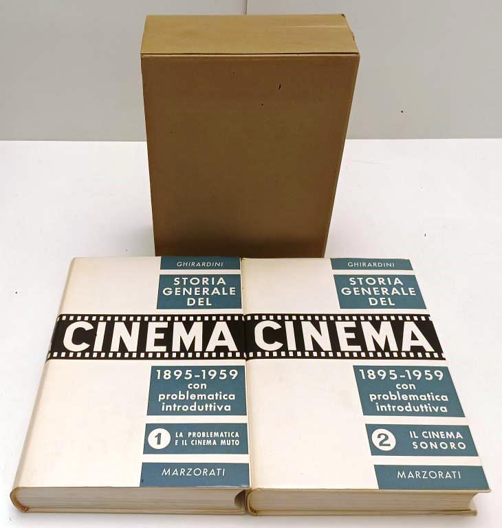LW- STORIA GENERALE DEL CINEMA 2 VOLUMI- GHIRARDINI- MARZORATI- 1959- CS- YFS689