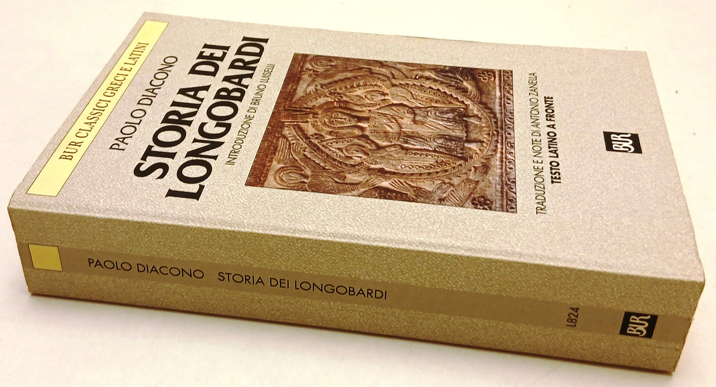 LN- STORIA DEI LONGOBARDI LATINO A FRONTE- PAOLO DIACONO- RIZZOLI- BUR--- B- XFS